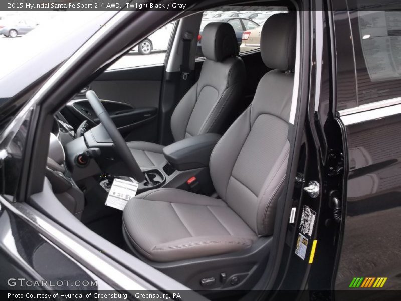 Twilight Black / Gray 2015 Hyundai Santa Fe Sport 2.4 AWD