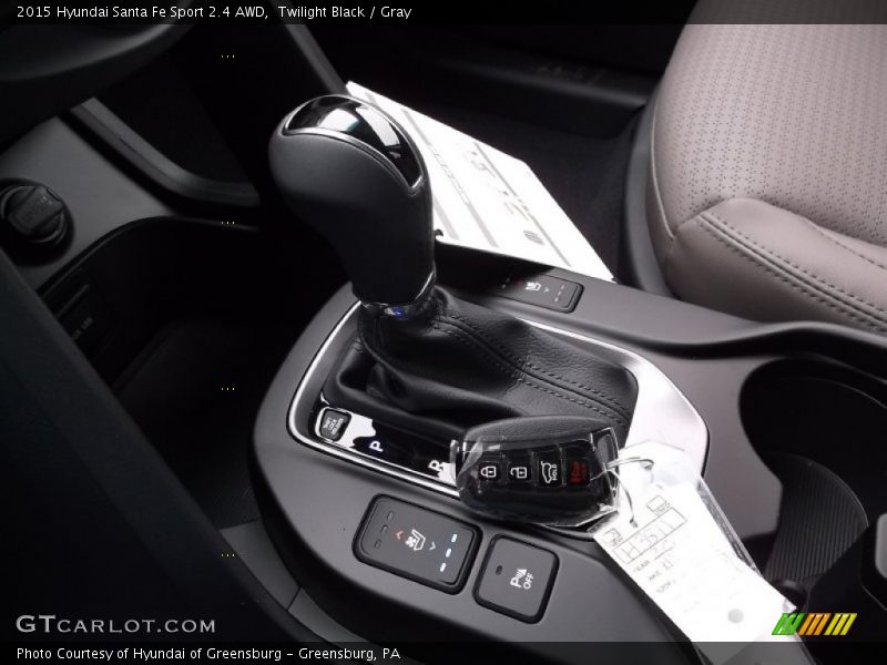 Twilight Black / Gray 2015 Hyundai Santa Fe Sport 2.4 AWD