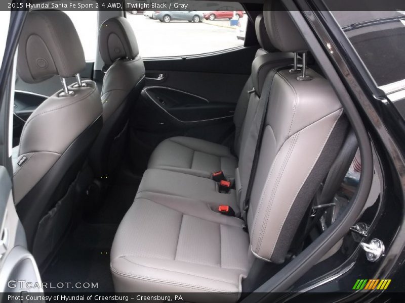 Twilight Black / Gray 2015 Hyundai Santa Fe Sport 2.4 AWD