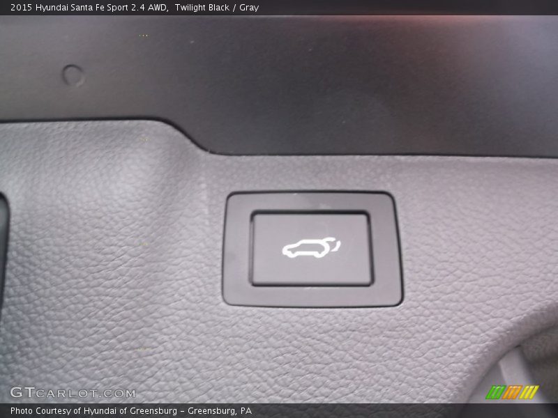 Twilight Black / Gray 2015 Hyundai Santa Fe Sport 2.4 AWD