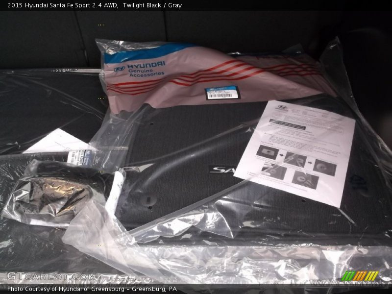 Twilight Black / Gray 2015 Hyundai Santa Fe Sport 2.4 AWD
