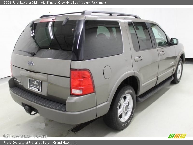 Mineral Grey Metallic / Medium Parchment 2002 Ford Explorer XLT 4x4