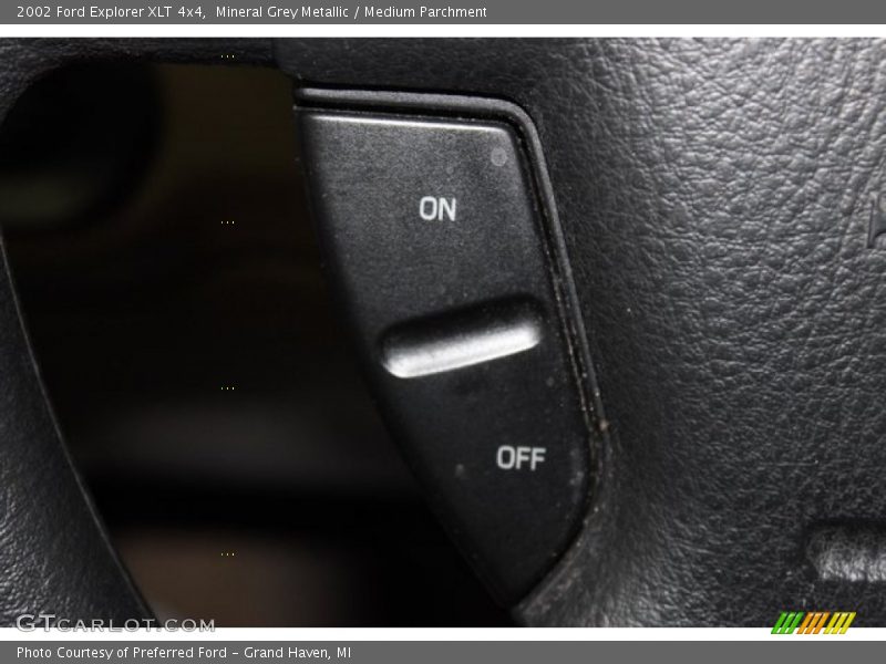 Mineral Grey Metallic / Medium Parchment 2002 Ford Explorer XLT 4x4