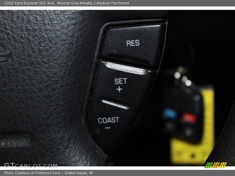 Mineral Grey Metallic / Medium Parchment 2002 Ford Explorer XLT 4x4