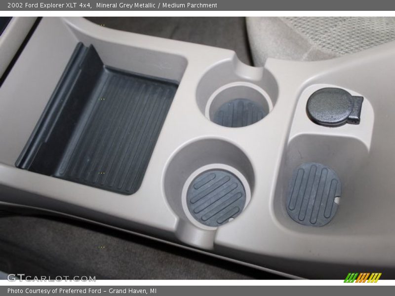 Mineral Grey Metallic / Medium Parchment 2002 Ford Explorer XLT 4x4