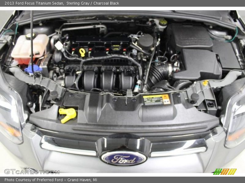 Sterling Gray / Charcoal Black 2013 Ford Focus Titanium Sedan