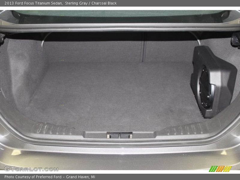 Sterling Gray / Charcoal Black 2013 Ford Focus Titanium Sedan