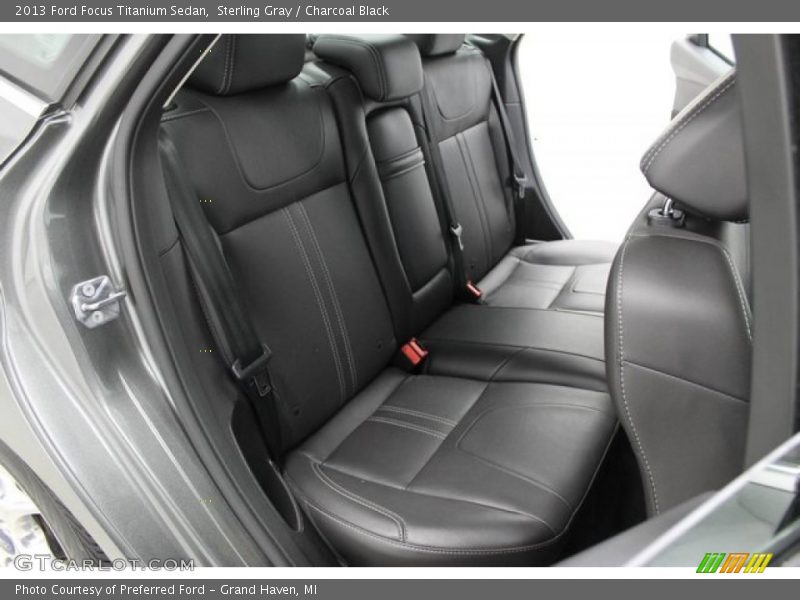 Sterling Gray / Charcoal Black 2013 Ford Focus Titanium Sedan