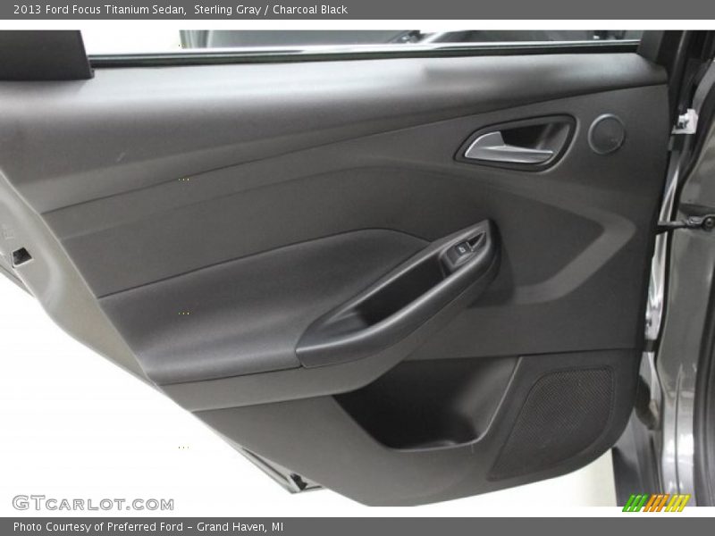 Sterling Gray / Charcoal Black 2013 Ford Focus Titanium Sedan