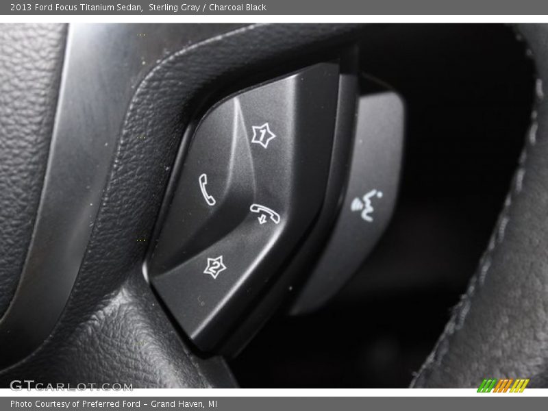 Sterling Gray / Charcoal Black 2013 Ford Focus Titanium Sedan