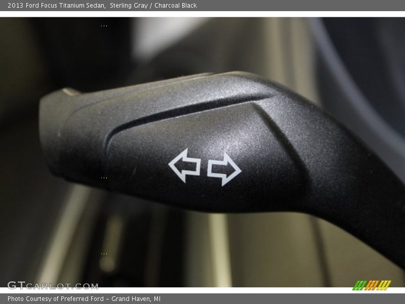 Sterling Gray / Charcoal Black 2013 Ford Focus Titanium Sedan