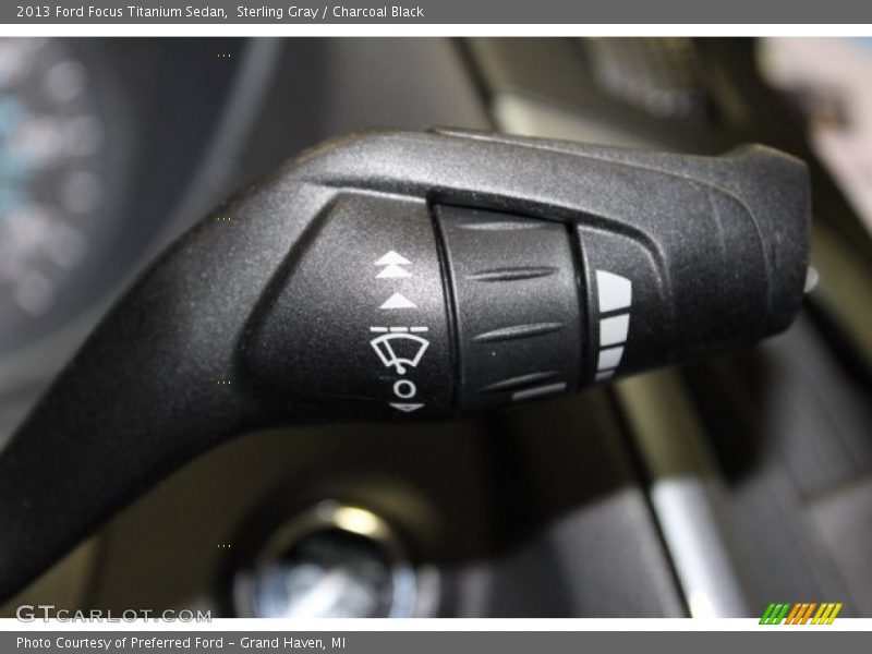 Sterling Gray / Charcoal Black 2013 Ford Focus Titanium Sedan