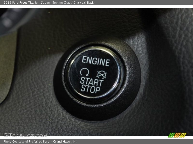 Sterling Gray / Charcoal Black 2013 Ford Focus Titanium Sedan