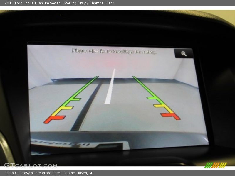 Sterling Gray / Charcoal Black 2013 Ford Focus Titanium Sedan