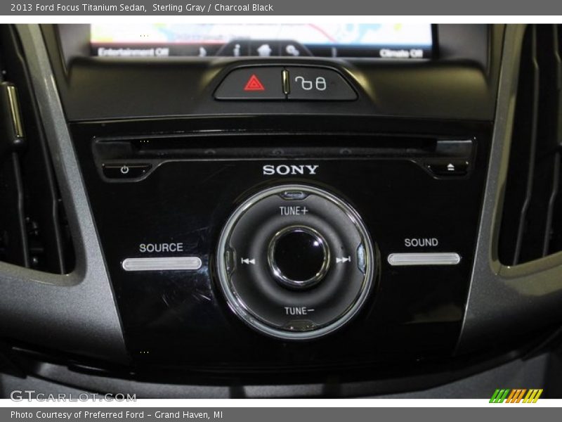 Sterling Gray / Charcoal Black 2013 Ford Focus Titanium Sedan