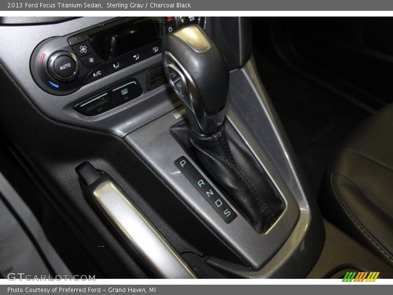 Sterling Gray / Charcoal Black 2013 Ford Focus Titanium Sedan