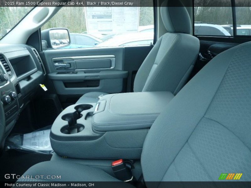Black / Black/Diesel Gray 2015 Ram 1500 Express Regular Cab 4x4