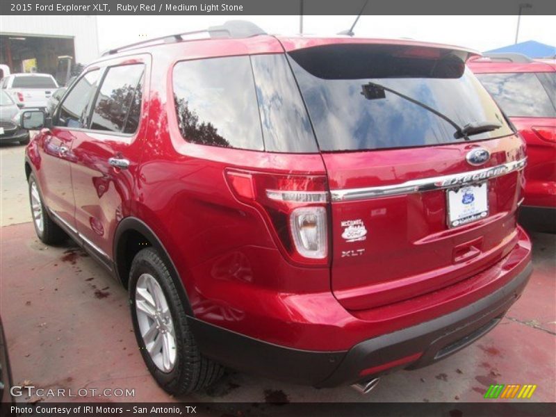 Ruby Red / Medium Light Stone 2015 Ford Explorer XLT