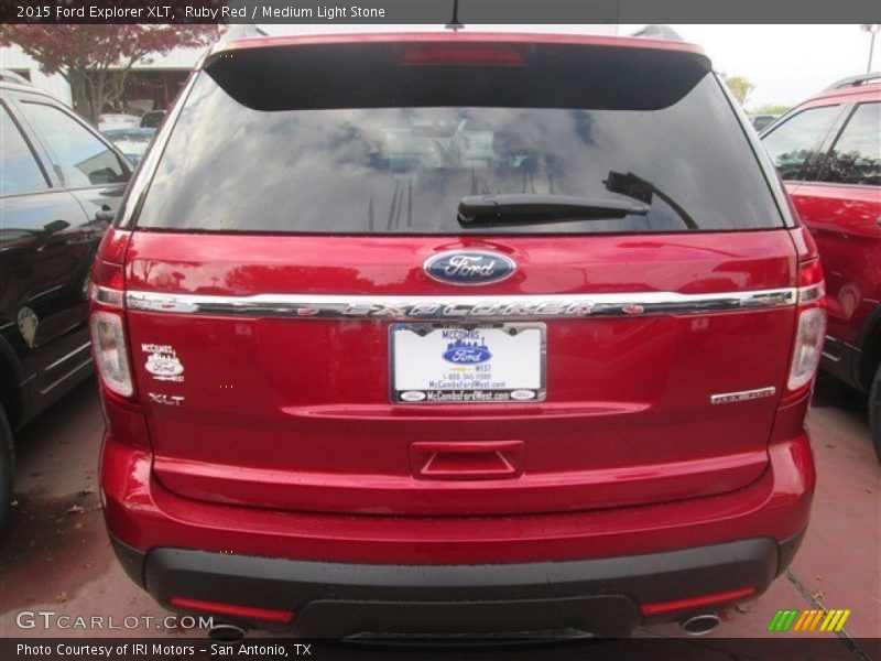 Ruby Red / Medium Light Stone 2015 Ford Explorer XLT