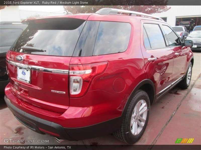 Ruby Red / Medium Light Stone 2015 Ford Explorer XLT