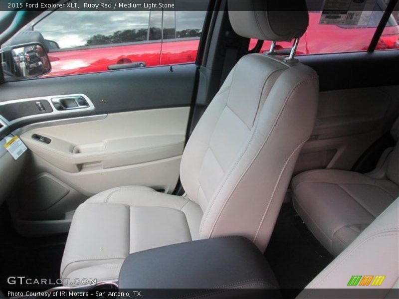 Ruby Red / Medium Light Stone 2015 Ford Explorer XLT
