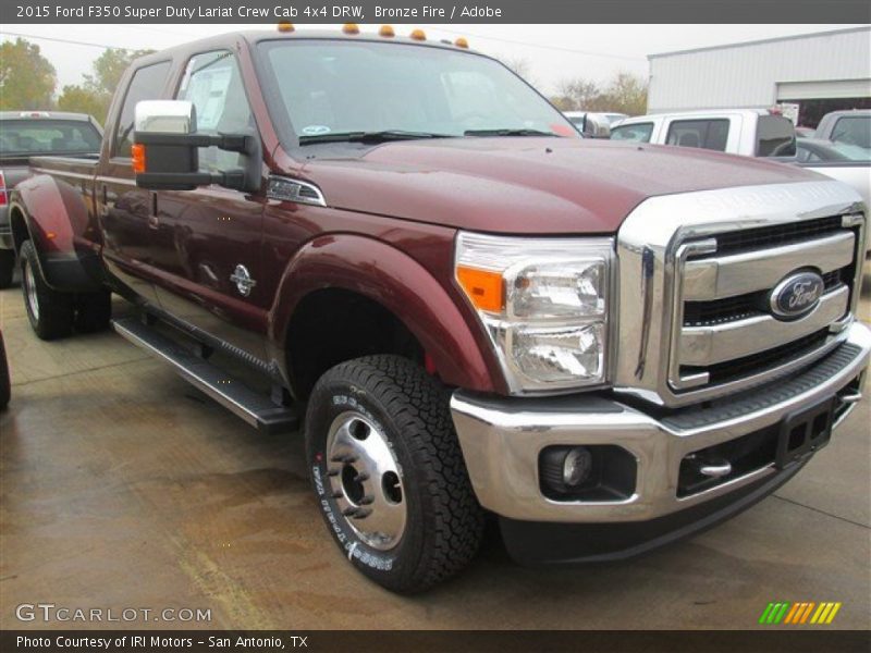 Bronze Fire / Adobe 2015 Ford F350 Super Duty Lariat Crew Cab 4x4 DRW