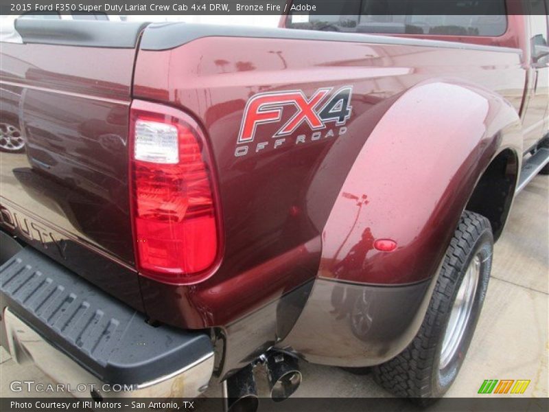Bronze Fire / Adobe 2015 Ford F350 Super Duty Lariat Crew Cab 4x4 DRW