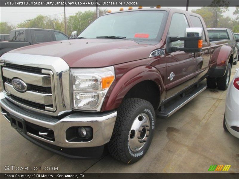 Bronze Fire / Adobe 2015 Ford F350 Super Duty Lariat Crew Cab 4x4 DRW