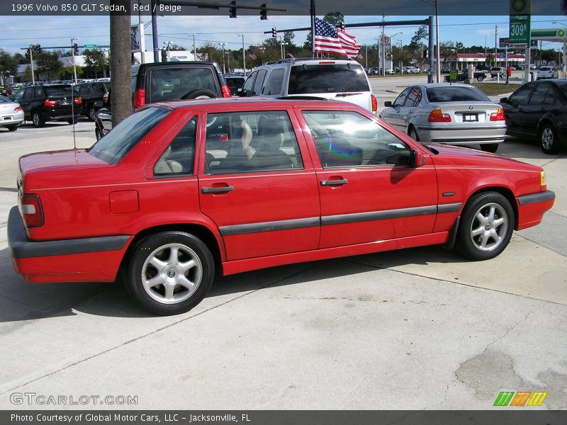 Red / Beige 1996 Volvo 850 GLT Sedan