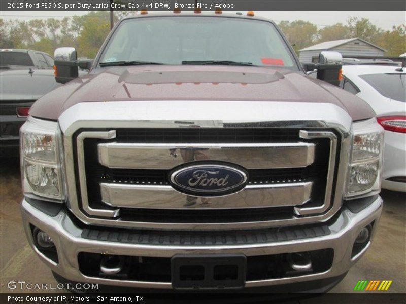 Bronze Fire / Adobe 2015 Ford F350 Super Duty Lariat Crew Cab 4x4 DRW