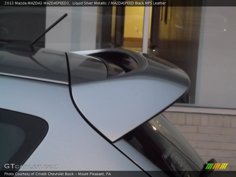 Liquid Silver Metallic / MAZDASPEED Black MPS Leather 2013 Mazda MAZDA3 MAZDASPEED3
