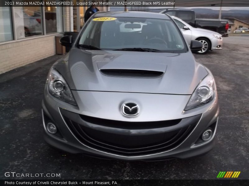 Liquid Silver Metallic / MAZDASPEED Black MPS Leather 2013 Mazda MAZDA3 MAZDASPEED3