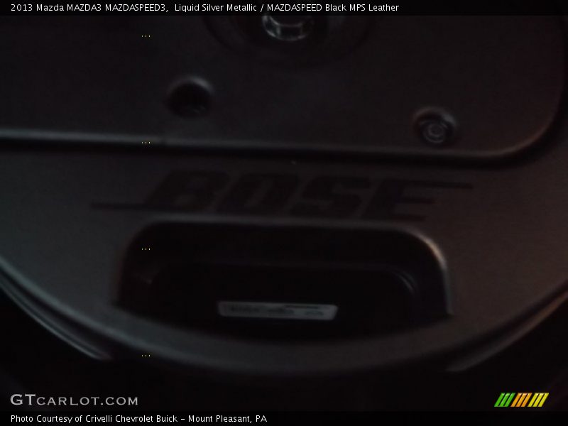 Liquid Silver Metallic / MAZDASPEED Black MPS Leather 2013 Mazda MAZDA3 MAZDASPEED3