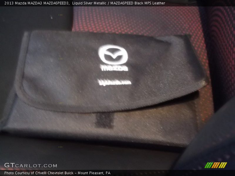 Liquid Silver Metallic / MAZDASPEED Black MPS Leather 2013 Mazda MAZDA3 MAZDASPEED3