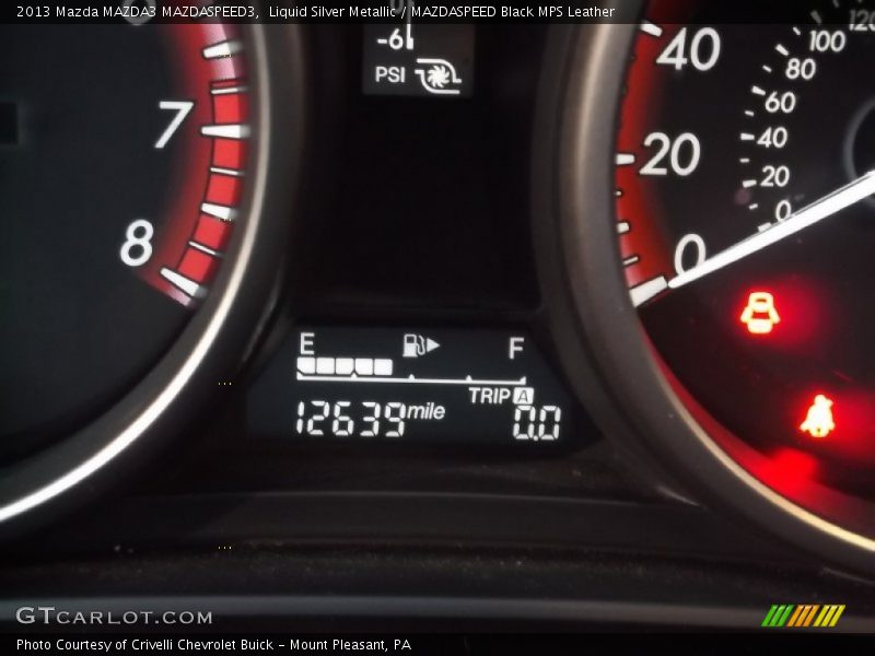 Liquid Silver Metallic / MAZDASPEED Black MPS Leather 2013 Mazda MAZDA3 MAZDASPEED3