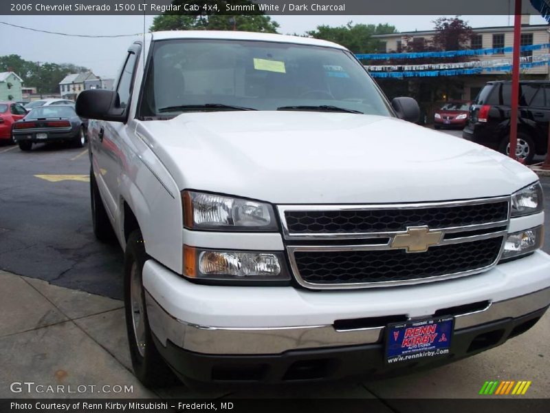 Summit White / Dark Charcoal 2006 Chevrolet Silverado 1500 LT Regular Cab 4x4