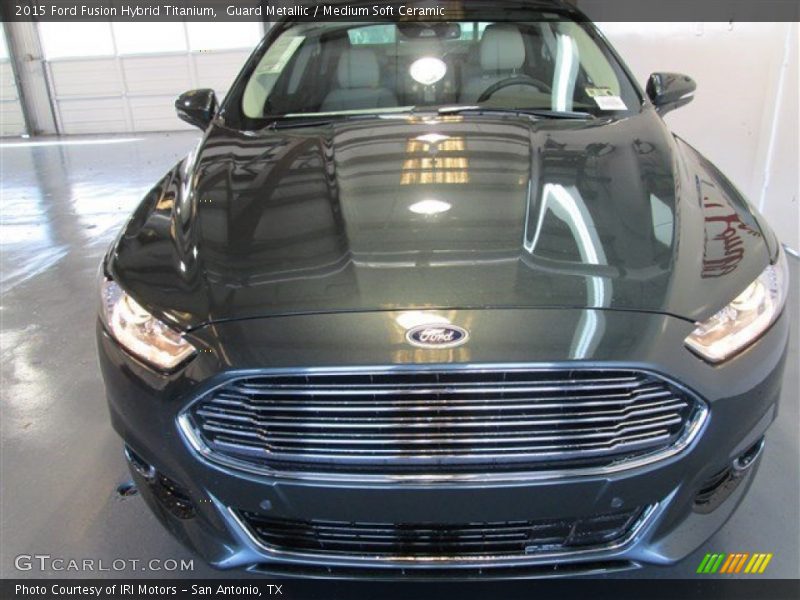 Guard Metallic / Medium Soft Ceramic 2015 Ford Fusion Hybrid Titanium