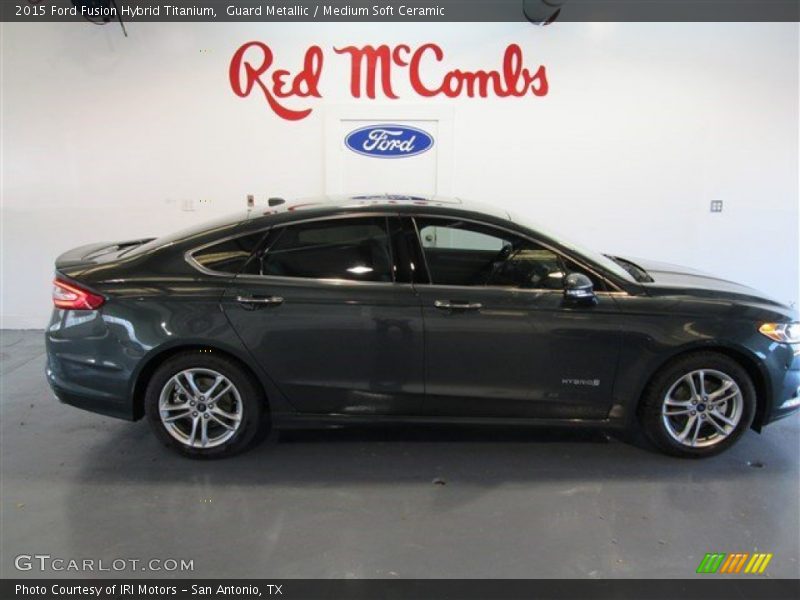 Guard Metallic / Medium Soft Ceramic 2015 Ford Fusion Hybrid Titanium