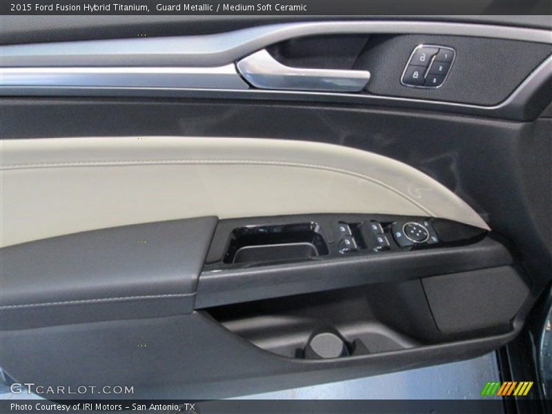 Guard Metallic / Medium Soft Ceramic 2015 Ford Fusion Hybrid Titanium