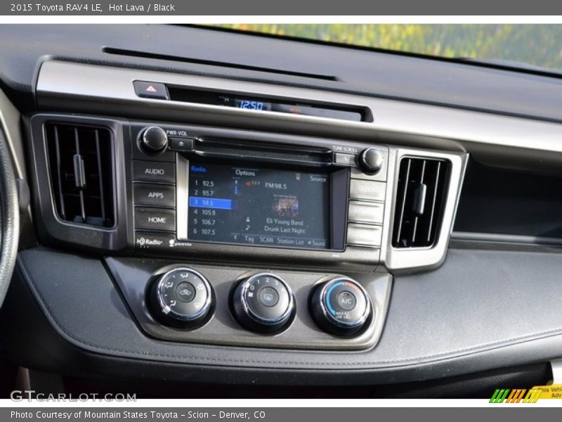 Hot Lava / Black 2015 Toyota RAV4 LE