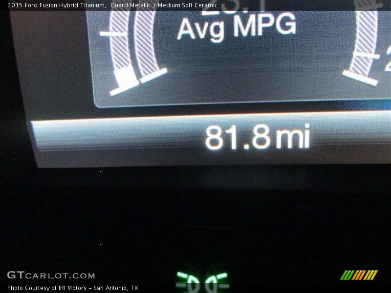 Guard Metallic / Medium Soft Ceramic 2015 Ford Fusion Hybrid Titanium