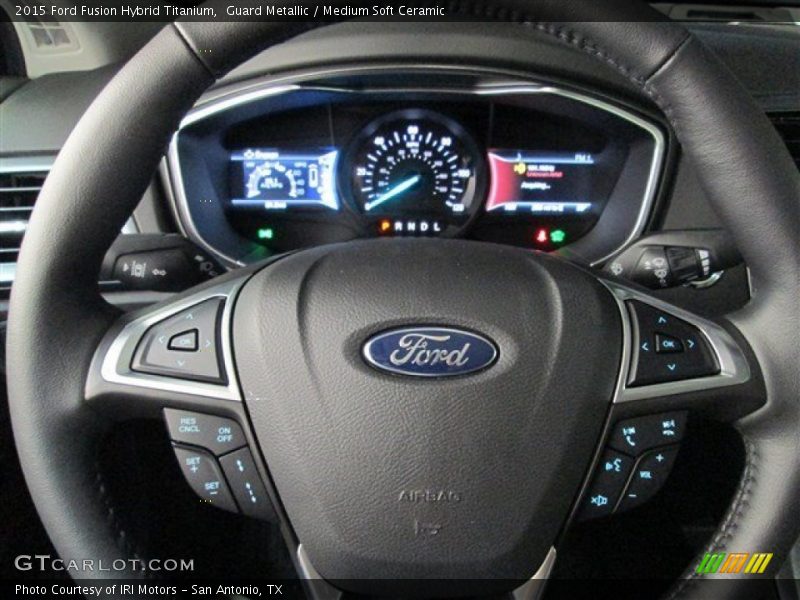 Guard Metallic / Medium Soft Ceramic 2015 Ford Fusion Hybrid Titanium