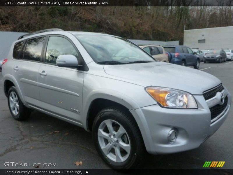Classic Silver Metallic / Ash 2012 Toyota RAV4 Limited 4WD