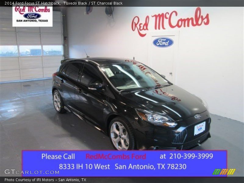 Tuxedo Black / ST Charcoal Black 2014 Ford Focus ST Hatchback
