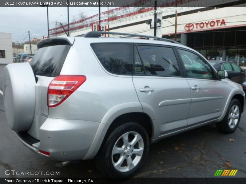 Classic Silver Metallic / Ash 2012 Toyota RAV4 Limited 4WD