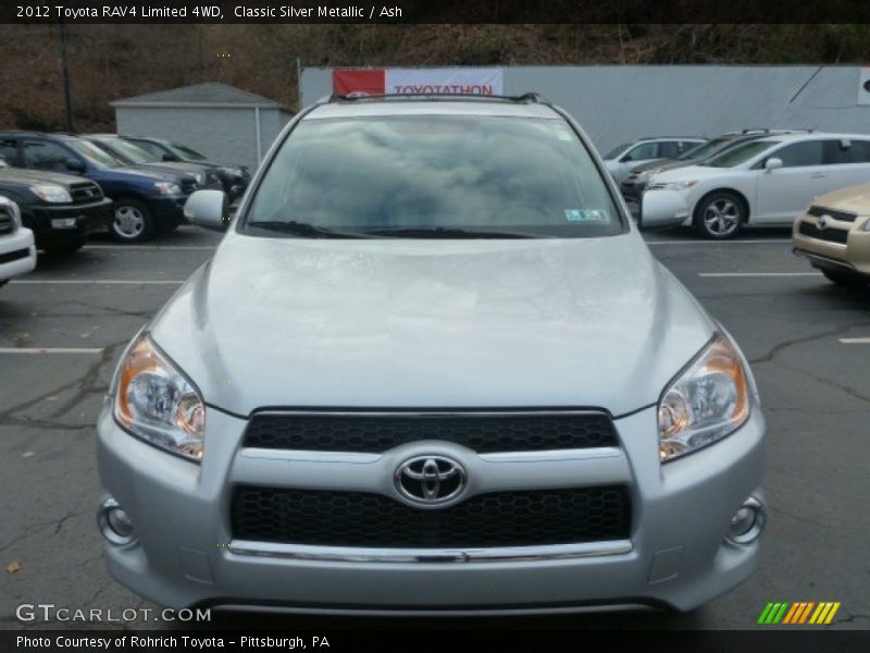 Classic Silver Metallic / Ash 2012 Toyota RAV4 Limited 4WD