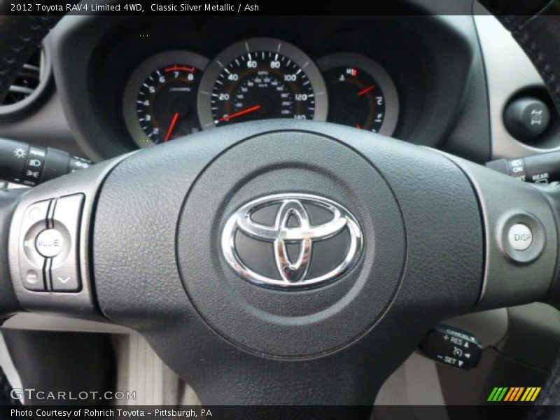 Classic Silver Metallic / Ash 2012 Toyota RAV4 Limited 4WD