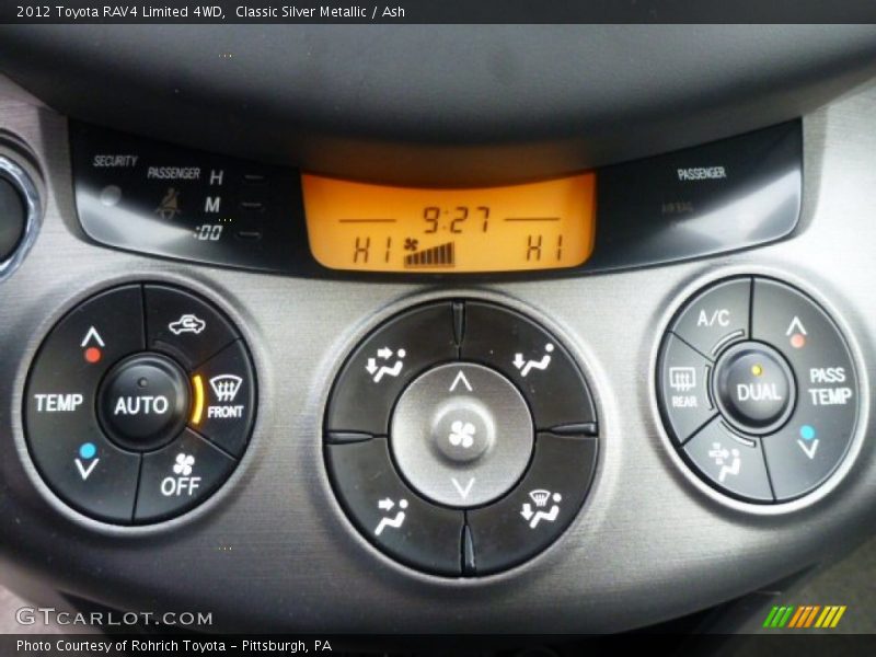 Classic Silver Metallic / Ash 2012 Toyota RAV4 Limited 4WD