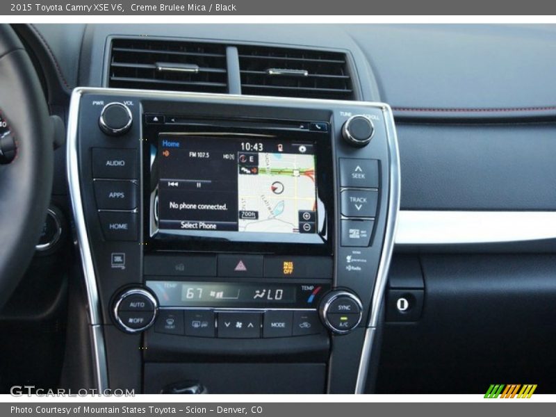 Creme Brulee Mica / Black 2015 Toyota Camry XSE V6