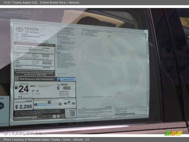 Creme Brulee Mica / Almond 2015 Toyota Avalon XLE